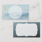 Carte de visite de thérapeute de professeur ou de (Devant / Derrière)