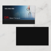 Carte de visite de Therapeutist/médecin de (Devant / Derrière)