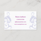 Carte de visite de thérapie de beauté (Dos)