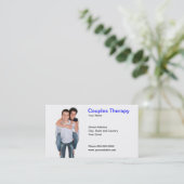 Carte de visite de thérapie de couples (Debout devant)