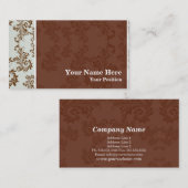 Carte de visite de thérapie de massage (Devant / Derrière)