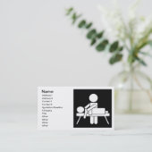 Carte de visite de thérapie de massage (Debout devant)
