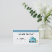 Carte de visite de thérapie de massage (Debout devant)