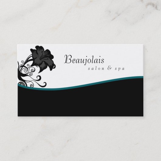 Carte de visite de thérapie de massage de spa de (Devant)