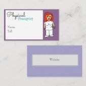 Carte de visite de thérapie physique (Devant / Derrière)