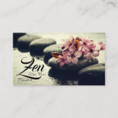 Carte de visite de thérapie zen (Devant)