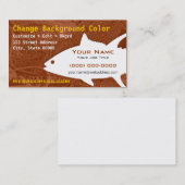 Carte de visite de thons de truite saumonnée (Devant / Derrière)