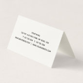 Carte de visite de thym (Dos)