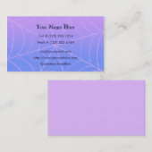 Carte de visite de toile d'araignée de barbelé (Devant / Derrière)