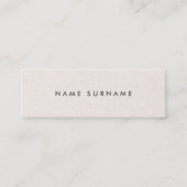 Carte de visite de toile de disposition propre (Devant)