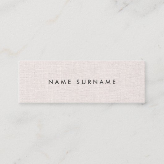 Carte de visite de toile de disposition propre (Devant)