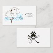 Carte de visite de toilettage (Devant / Derrière)