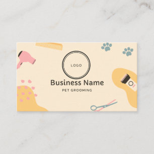 carte de visite de toilettage professionnel