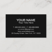 carte de visite de toiture (Dos)