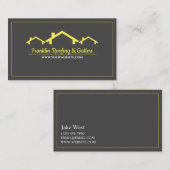 Carte de visite de toiture et de coupeuses profess (Devant / Derrière)