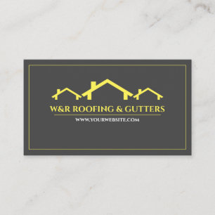 Carte de visite de toiture et de coupeuses profess