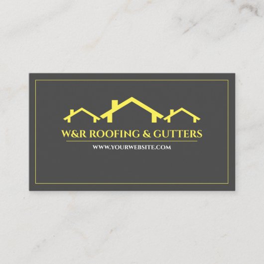 Carte de visite de toiture et de coupeuses profess (Devant)