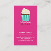 Carte de visite de Topper de petit gâteau (Dos)