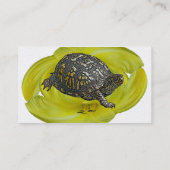 Carte de visite de tortue à boîte orientale (Dos)