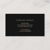 carte de visite de tortue dorée des vagues de l'oc (Dos)