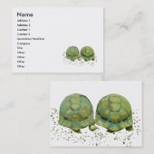 Carte de visite de tortues de bande dessinée (Devant / Derrière)