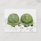 Carte de visite de tortues de bande dessinée (Dos)