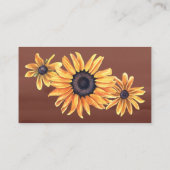 Carte de visite de tournesol (Dos)