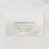 Carte de visite de tournesol écossais (Dos)