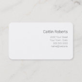 Carte de visite de tournesol rustique (Dos)