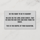 Carte de visite DE TRACTS DE GOSPEL (Devant)