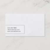 Carte de visite de traducteur de cercles (Dos)