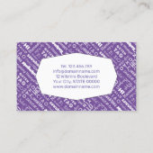 Carte de visite de traducteur professionnel (Dos)