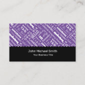 Carte de visite de traducteur professionnel (Devant)