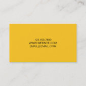 Carte de visite de traducteurs professionnels (Dos)