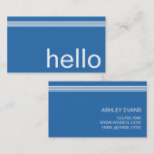 Carte de visite de traducteurs professionnels (Devant / Derrière)