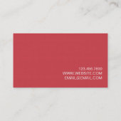 Carte de visite de traducteurs professionnels (Dos)