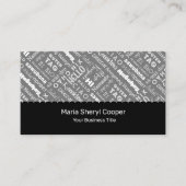 Carte de visite de traducteurs professionnels (Devant)