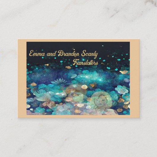 Carte de visite de traduction (Devant)