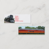 Carte de visite de train (Devant / Derrière)