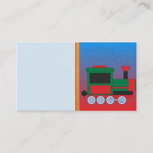 Carte de visite de train (Devant)