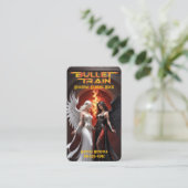 Carte de visite de train à puce (Debout devant)