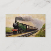 Carte de visite de train à vapeur (Dos)
