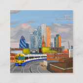 Carte de visite de train terrestre (Dos)