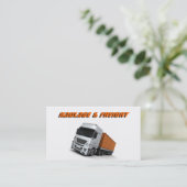 Carte de visite de transport et de fret (Debout devant)