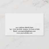 Carte de visite de transport et de fret (Dos)