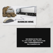 Carte de visite de transport et de fret (Devant / Derrière)