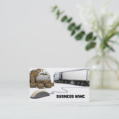 Carte de visite de transport et de fret (Debout devant)