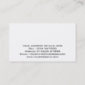 Carte de visite de transport et de fret (Dos)