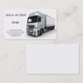 Carte de visite de transport et de fret (Devant / Derrière)