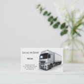 Carte de visite de transport et de fret (Debout devant)